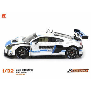 SCALEAUTO AUDI CUP RACE WHI/BLU SC6180B-ScaleAuto-Show Us Ya Slotz