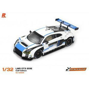 SCALEAUTO AUDI CUP RACE WHI/BLU SC6180B-ScaleAuto-Show Us Ya Slotz