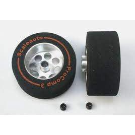 Scaleauto 1:24 ProComp 25,5x13 Ruote in spugna SC-2410P