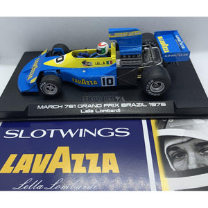 SLOTWINGS MARCH 761 BRASIL LAVAZZA WO4504-Slot Cars-FLY-Show Us Ya Slotz