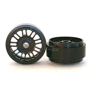Staffs BBS-Stil, schwarzes Leichtmetallrad, 16,9 x 10, Staffs40
