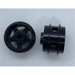 Staffs Five Spoke Air Rims Black Wheel 15.8 x 10 Staffs06