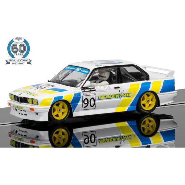 60th Anniversary Collection - 1990s, BMW E30 M3 Limited Edition C3829a-Slot Cars-Scalextric-Show Us Ya Slotz