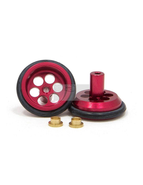 JK Products 5/8D 1/16A Drilled Front Wheels Red T124AOR